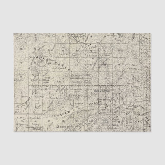 Fresno County, Kalifornien 26 Seidenpapier (Vorderseite)