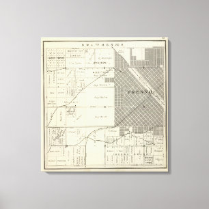 Fresno County, Kalifornien 32 Leinwanddruck