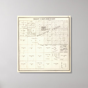 Fresno County, Kalifornien 6 Leinwanddruck