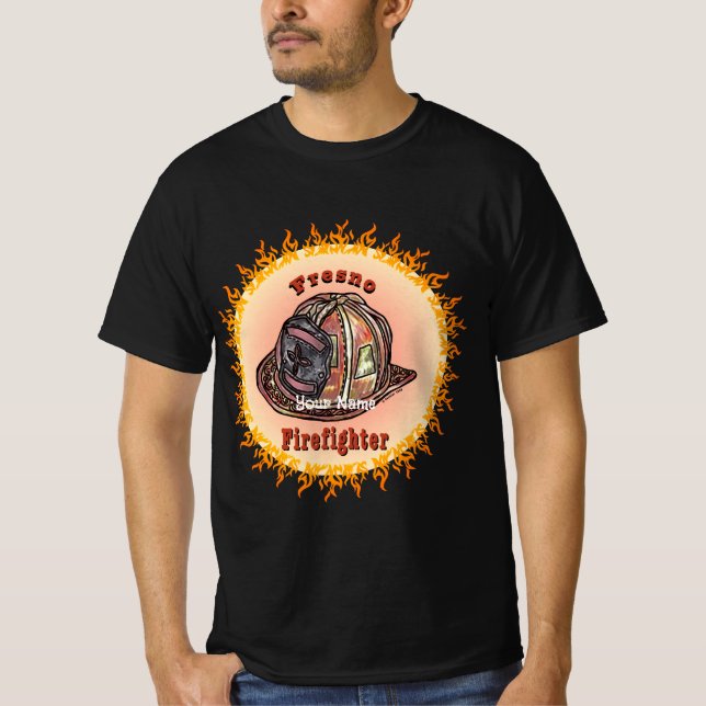 Fresno Firefighter-T - Shirt (Vorderseite)