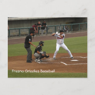 Fresno Grizzlies Baseball Postkarte