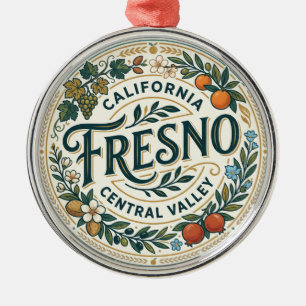Fresno Kalifornien Central Valley USA Ornament Aus Metall