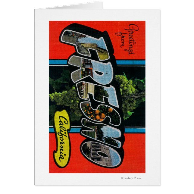 Fresno, Kalifornien - Große Buchstabenszenen (Vorne)