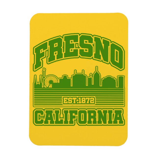 Fresno, Kalifornien Magnet (Vertikal)