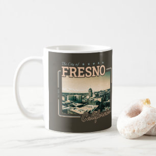 FRESNO KALIFORNIEN - STADT FRESNO CA KAFFEETASSE