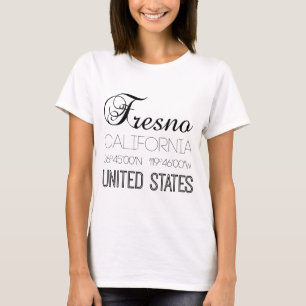 Fresno, Kalifornien, Vereinigte Staaten, elegant T-Shirt