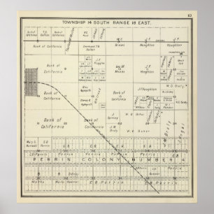 Fresno-Landkreis, Kalifornien Poster