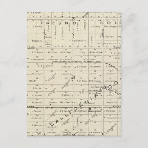 Fresno-Landkreis, Kalifornien Postkarte