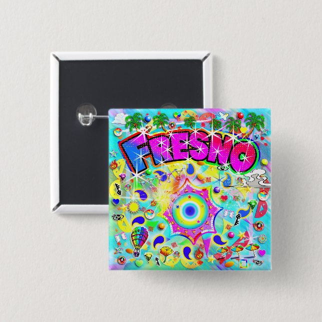 Fresno Mystic Dance Button (Vorne & Hinten)