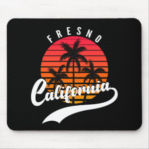 Fresno Retro Sonnenuntergang Mauspad