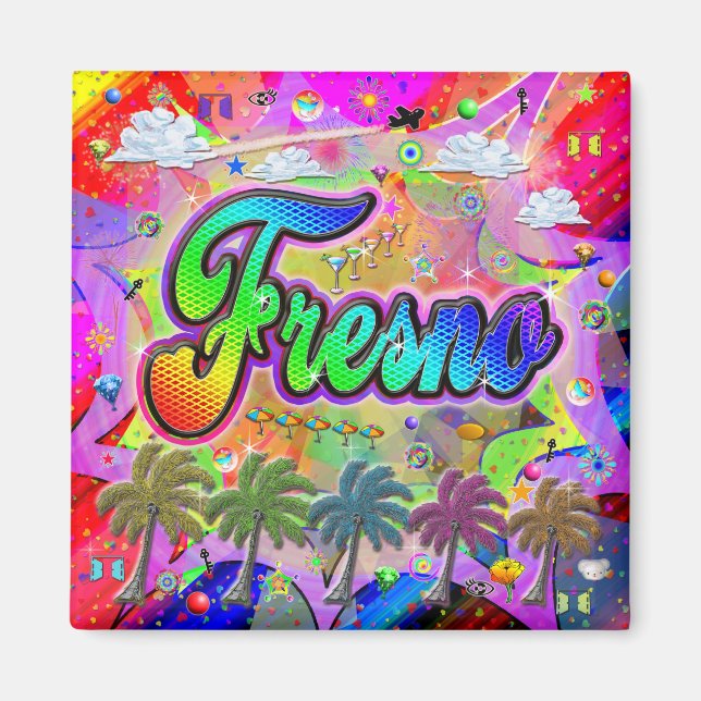 Fresno Vista Express Magnet (Vorne)