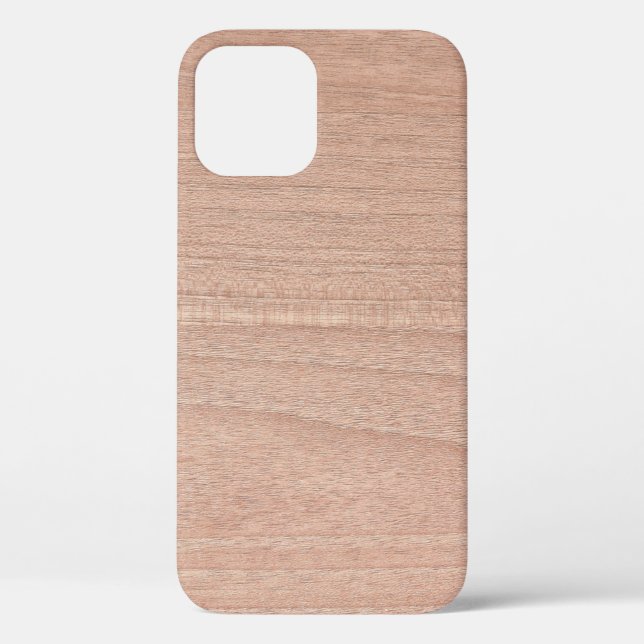 Fresnoholz glatte klare Textur Case-Mate iPhone Hülle (Rückseite)