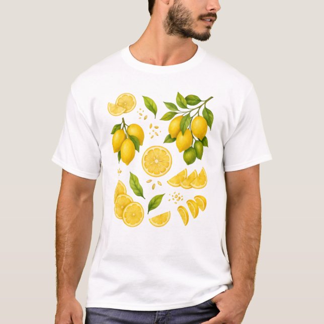 Fress Lemon Sommer Saison T-Shirt (Vorderseite)