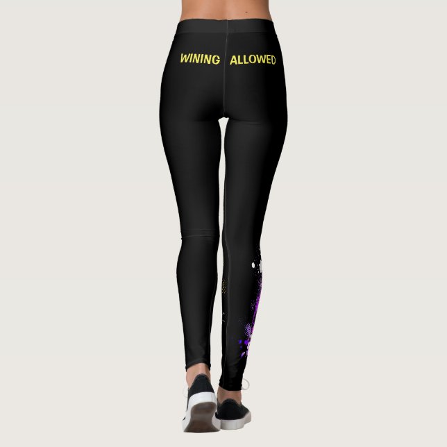 Fressen erlaubt / Karneval (Kruste) Leggings (Rückseite)