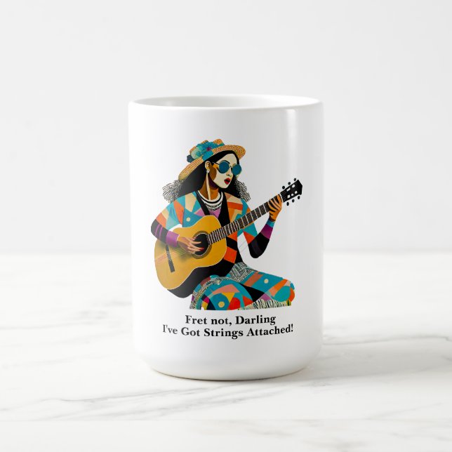 Fret Not - Gitarre Kaffeetasse (Mittel)