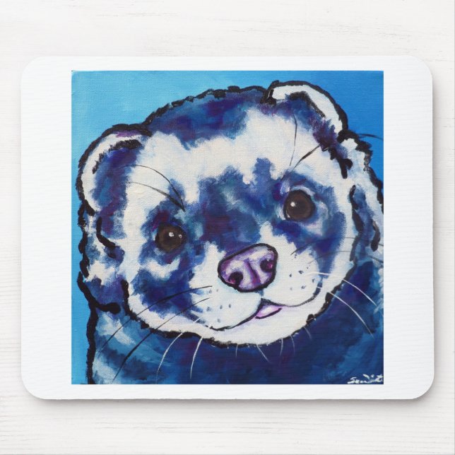 Frettchen 1 mousepad (Vorne)
