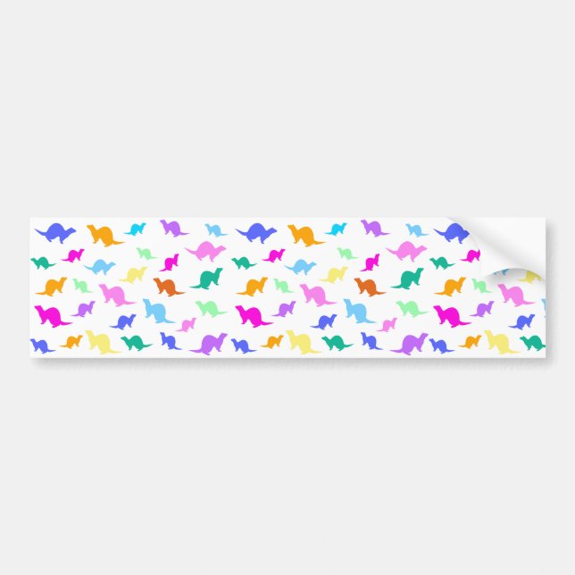 Frettchen Autoaufkleber (Vorne)