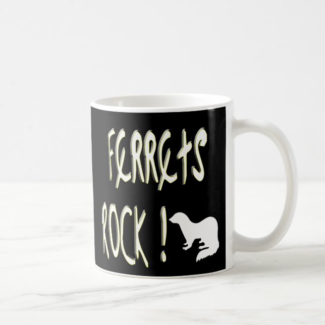Frettchen-Felsen! Tasse (Rechts)
