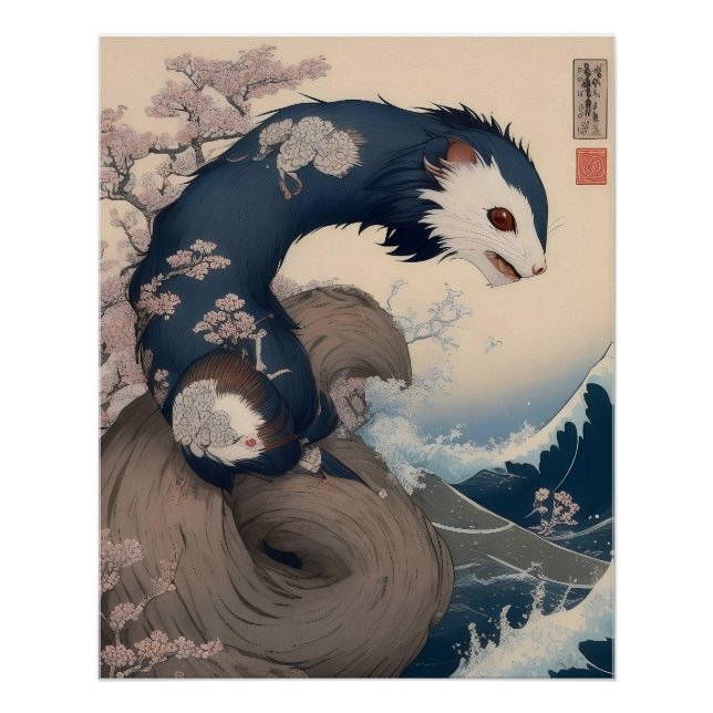Frettchen – Japan Poster (Vorderseite)