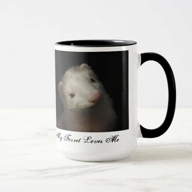 Frettchen-Kaffeetasse Tasse (Rechts)