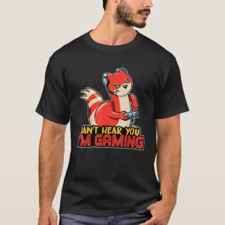 Frettchen Kann dich nicht hören, ich bin am Gamen T-Shirt