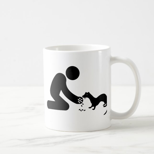 Frettchen-Liebhaber Tasse (Rechts)