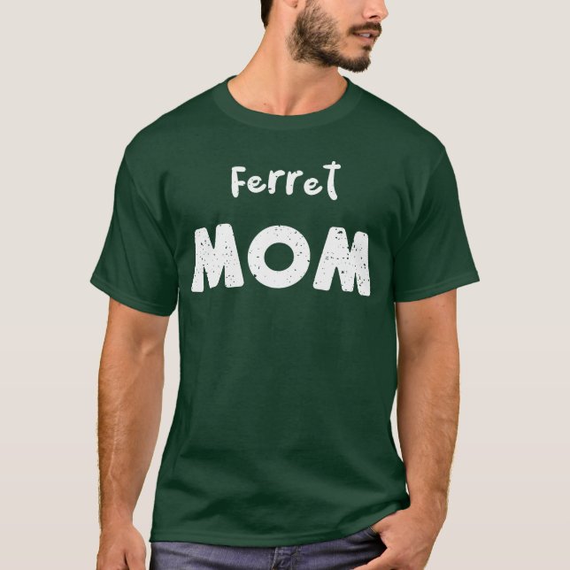 Frettchen-Muttertier T-Shirt (Vorderseite)
