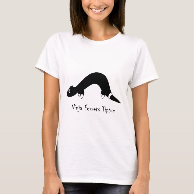 Frettchen Ninja T-Shirt (Vorderseite)