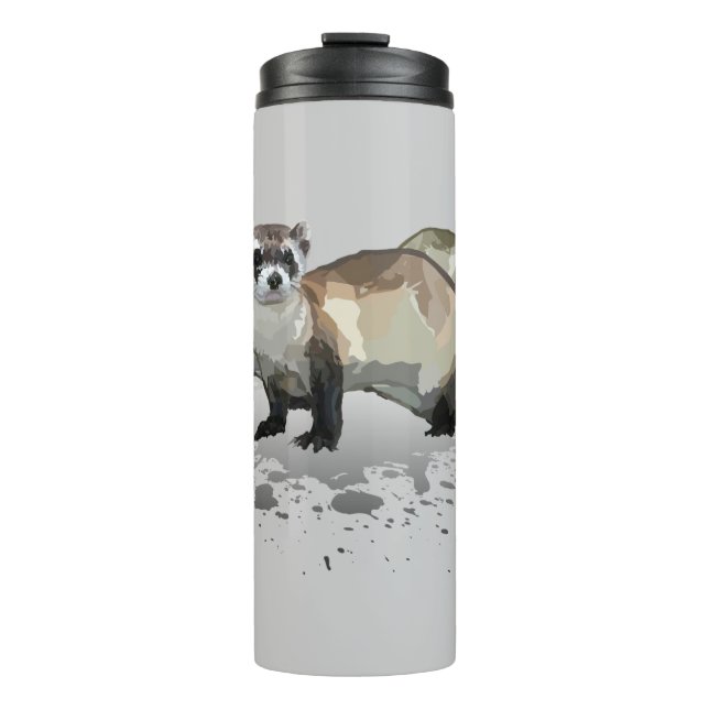 Frettchen Thermosbecher (Vorderseite)
