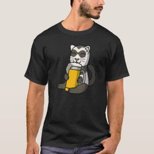 Frettchen trinken Bier Haustier T-Shirt