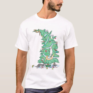 Frettchen up ein Baum-Shirt T-Shirt