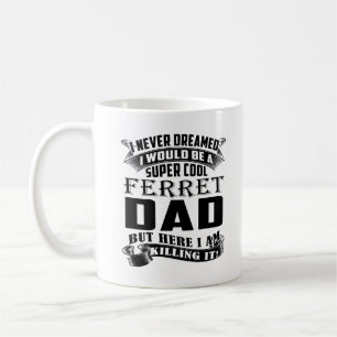 Frettchen-Vater-Tasse Kaffee-Tee-Tasse Papa-Geburt Kaffeetasse