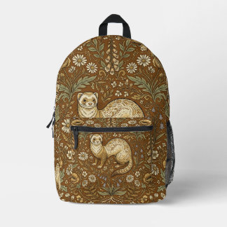 Frettchengarten-Rucksack – Süßes, spielerisches De Bedruckter Rucksack