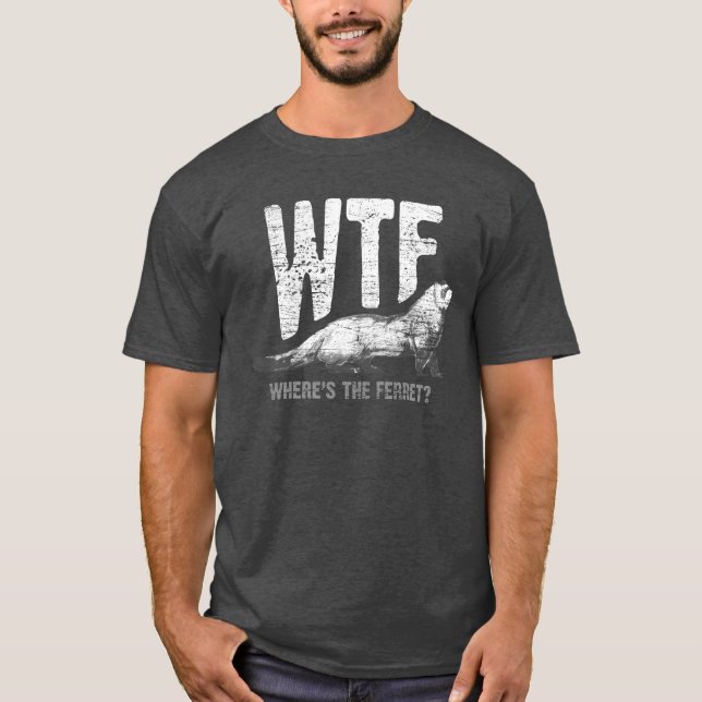 Frettier Tier Geschenk vintage T-Shirt (Vorderseite)