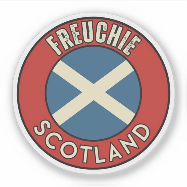 Freuchie, Schottland Aufkleber (Vorderseite)