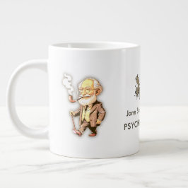 Freud Caricature for Psychologists & Mental Health Jumbo-Tasse