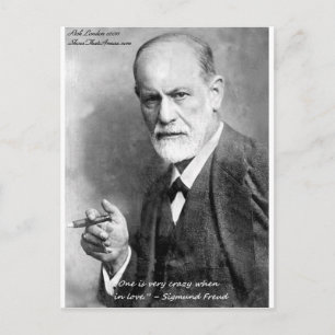 Freud Crazy liebt Liebe Zitat Geschenke Karten etc