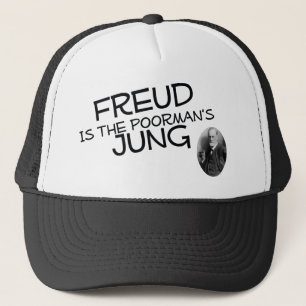 Freud ist der des Poormans Jung Truckerkappe