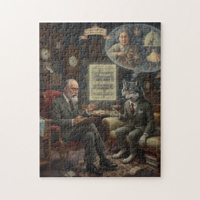 Freud Mann-Wolf-Puzzle Puzzle (Vertikal)