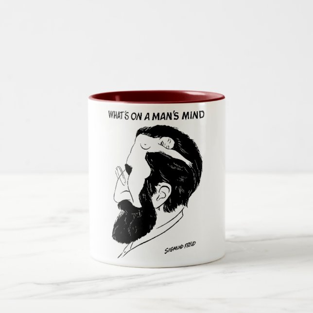 Freud Zweifarbige Tasse (Mittel)