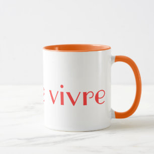 Freude am Leben/an lebenTasse Tasse