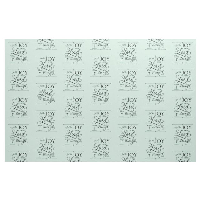 Freude am Lord - Nehemiah 8:10 Stoff (Fat Quarter (45,7 x 55,9 cm))