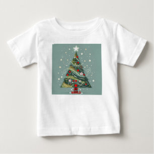 Freude am Weihnachtsbaum der Welt Baby T-shirt