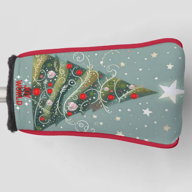 Freude am Weihnachtsbaum der Welt Golf Headcover (Vorderseite)