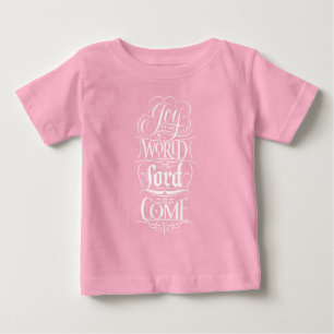 Freude am Weihnachtsbrett der Welt Christlich Baby T-shirt