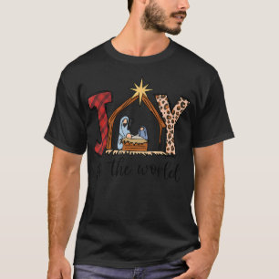 Freude am Weltnaturerbe Jesus in der Manger Christ T-Shirt