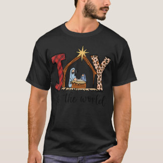 Freude am Weltnaturerbe Jesus in der Manger Christ T-Shirt