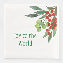 Freude an der Heiligen Weihnachtszeit des Roten Gr Serviette