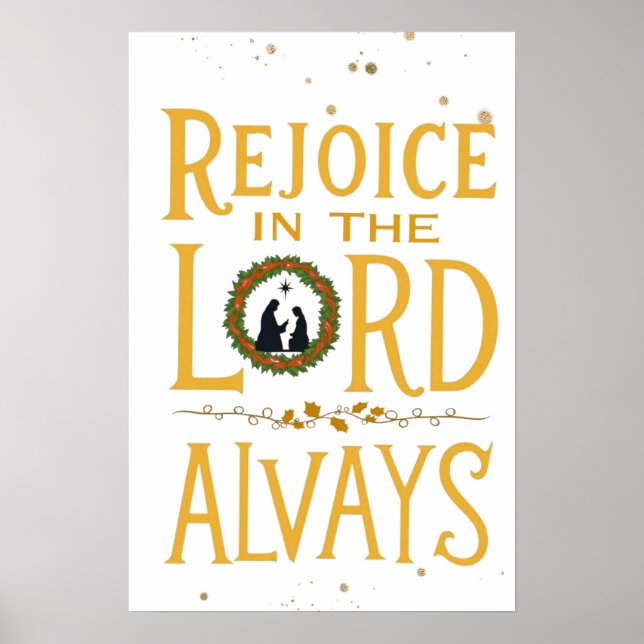 Freude an der Lord Wall Art Poster (Vorne)
