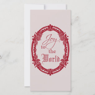 Freude an der weihnachtlichen Weihnachtskarte der  Dankeskarte